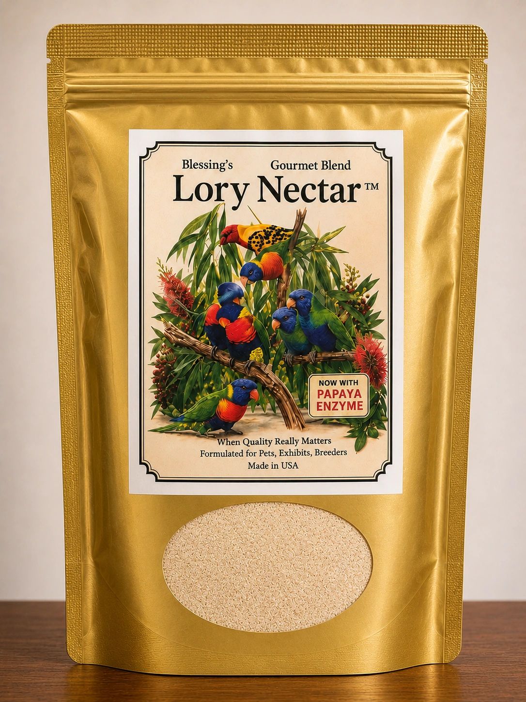 Blessing's Gourmet Blend Lory Nectar 2袋 NECTAR BAG.png